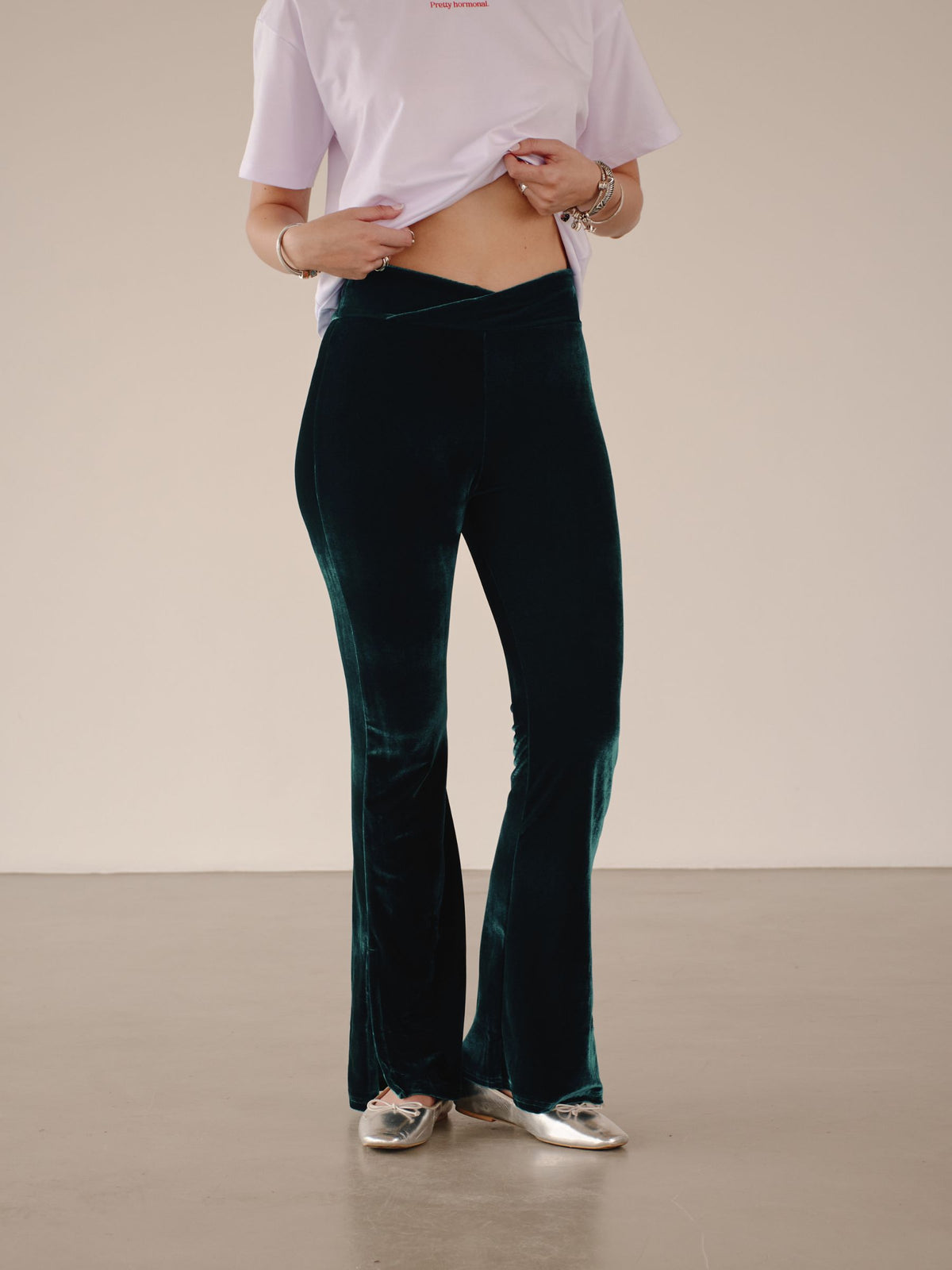 soften pantalon bota campana