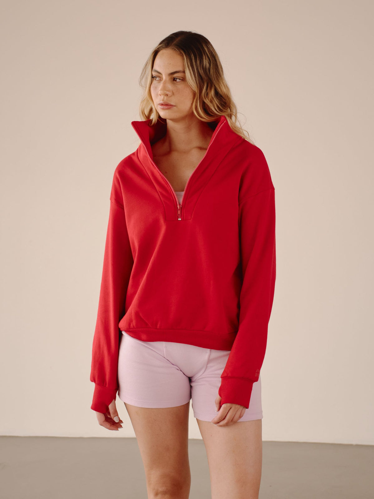 the rest hoodie-cherry