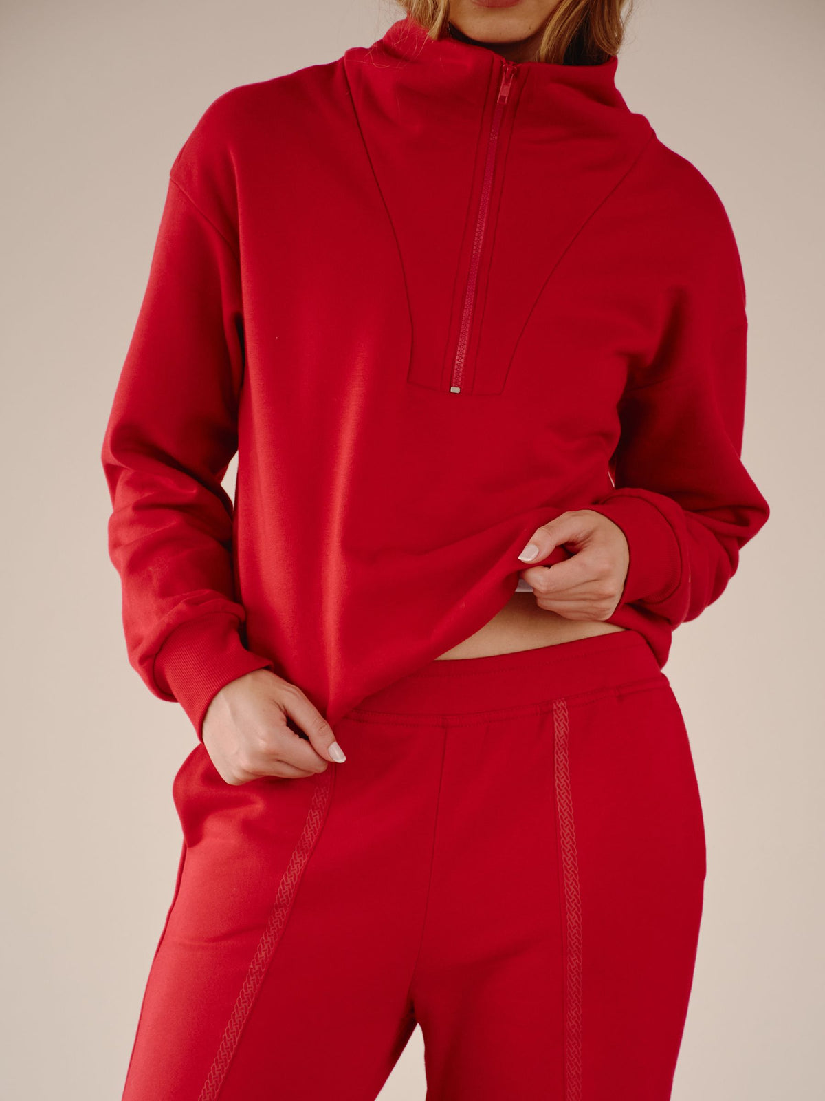 the rest hoodie-cherry