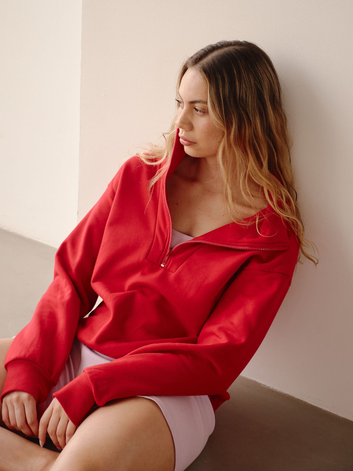 the rest hoodie-cherry